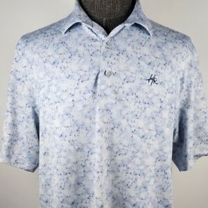 Greg Norman Collection Men's Blue Golf Polo Casual Sport Size L